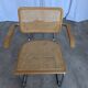 Vintage Cesca Cane Chair: 1970s Italian Mid-Century Modern Armchair