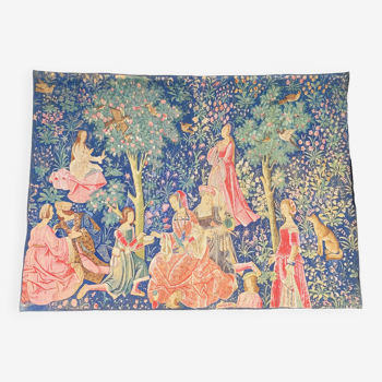 Tapestry of a gallant scene