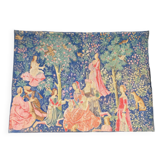 Tapestry of a gallant scene