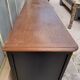 Buffet showcase 3 doors patiné black year 50
