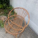 Wicker armchair
