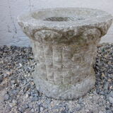 19th blue stone vase