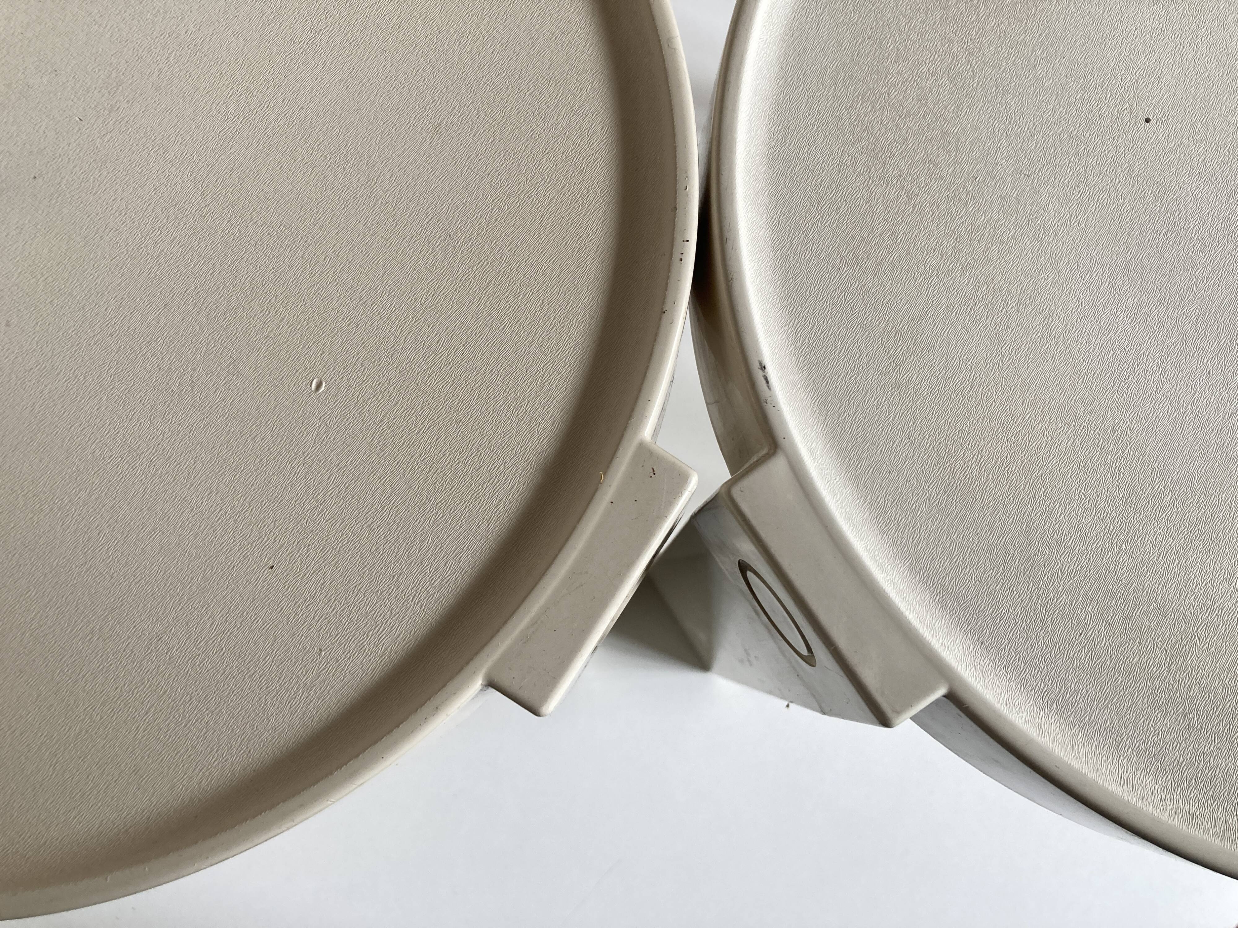 Pair of Studio Flair bedside coffee tables for Prisunic 1970
