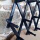 Vintage accordion coat rack