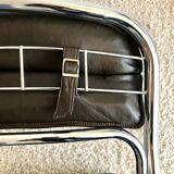 Lot of 6 chairs cantilever 70s