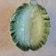 Plat vintage feuille de chou