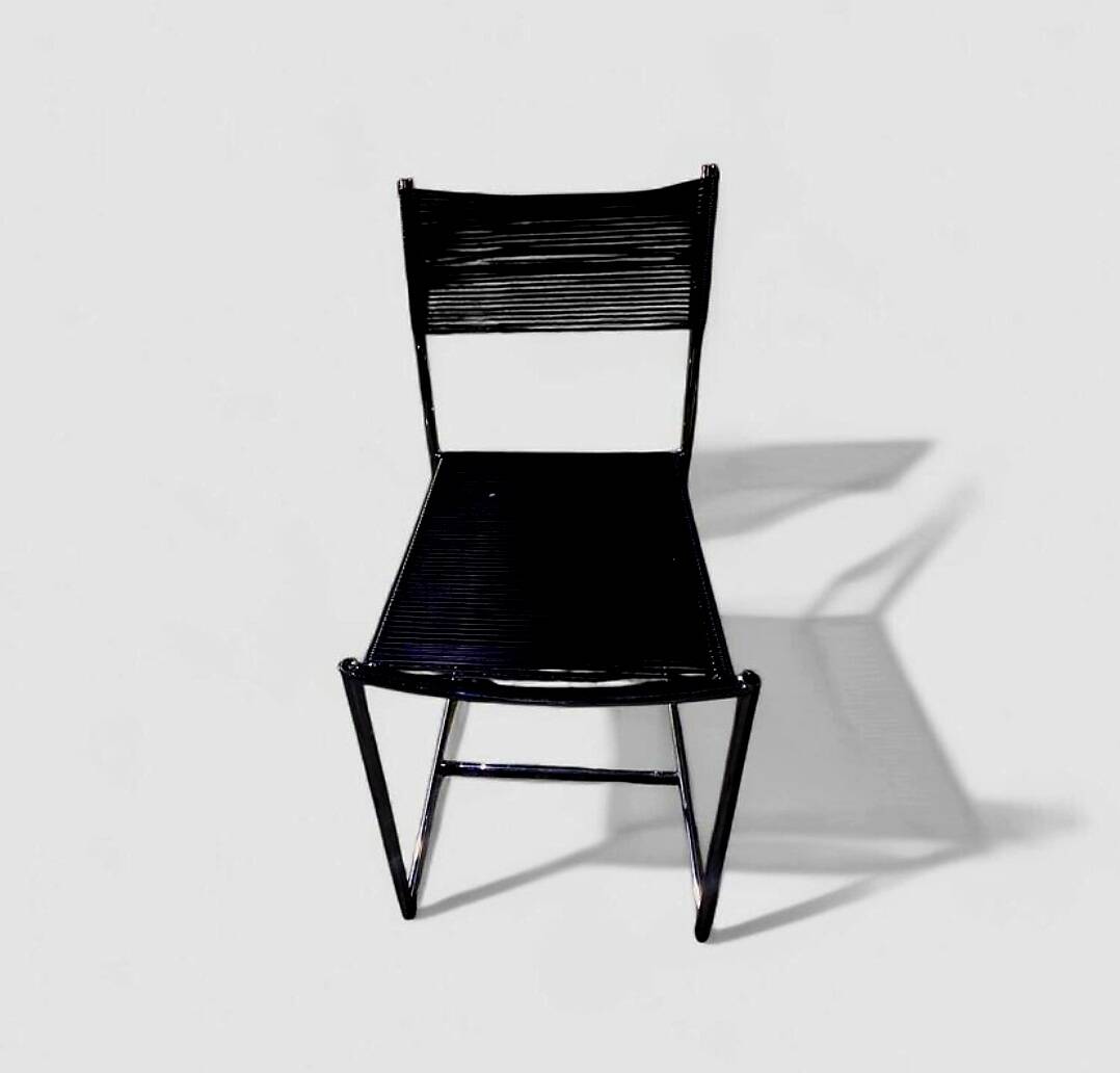 Set of 4 "spaghetti" chairs by Giandomenico Belotti for Alias