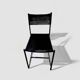 Lot de 4 chaises "spaghetti" par Giandomenico Belotti pour Alias