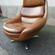 Vintage brown hull chair