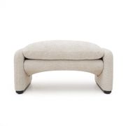 Maralunga armchair and ottoman set by Vico Magistretti for Cassina, 1970s.