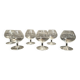 6 Baccarat brandy glasses