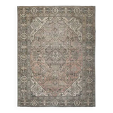 Tapis d'aire en laine persan fait main vintage des années 1970 298x370