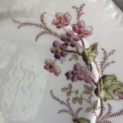 Assiette plate en porcelaine de Limoges