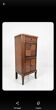 Louis XV style secretary with marquetry and marble top.