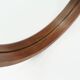 Large danish modern wall mirror with rosewood frame 1960s