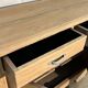 Art Deco sideboard in solid airbrushed oak