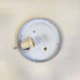 Applique murale plafonnier verre doré ambre pointes de diamant vintage