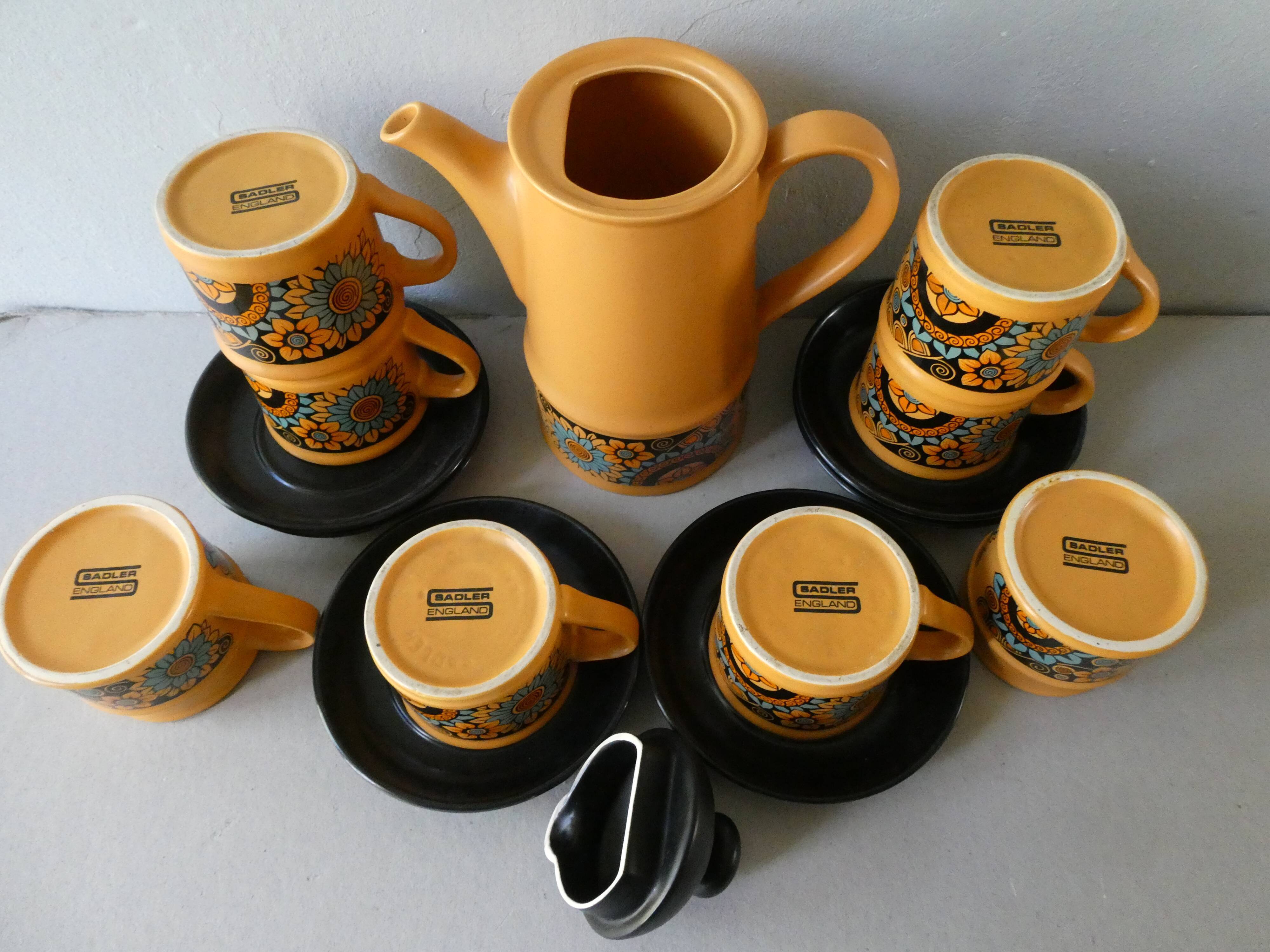 Ceramic coffee service, 70s