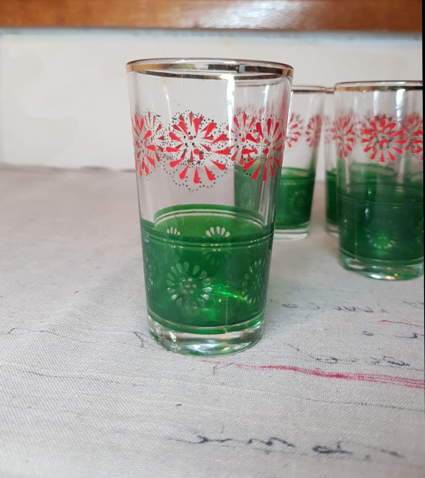 Lot of 5 small glasses