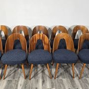 Chaises de salle à manger par Antonin Suman, années 1960, lot de 10