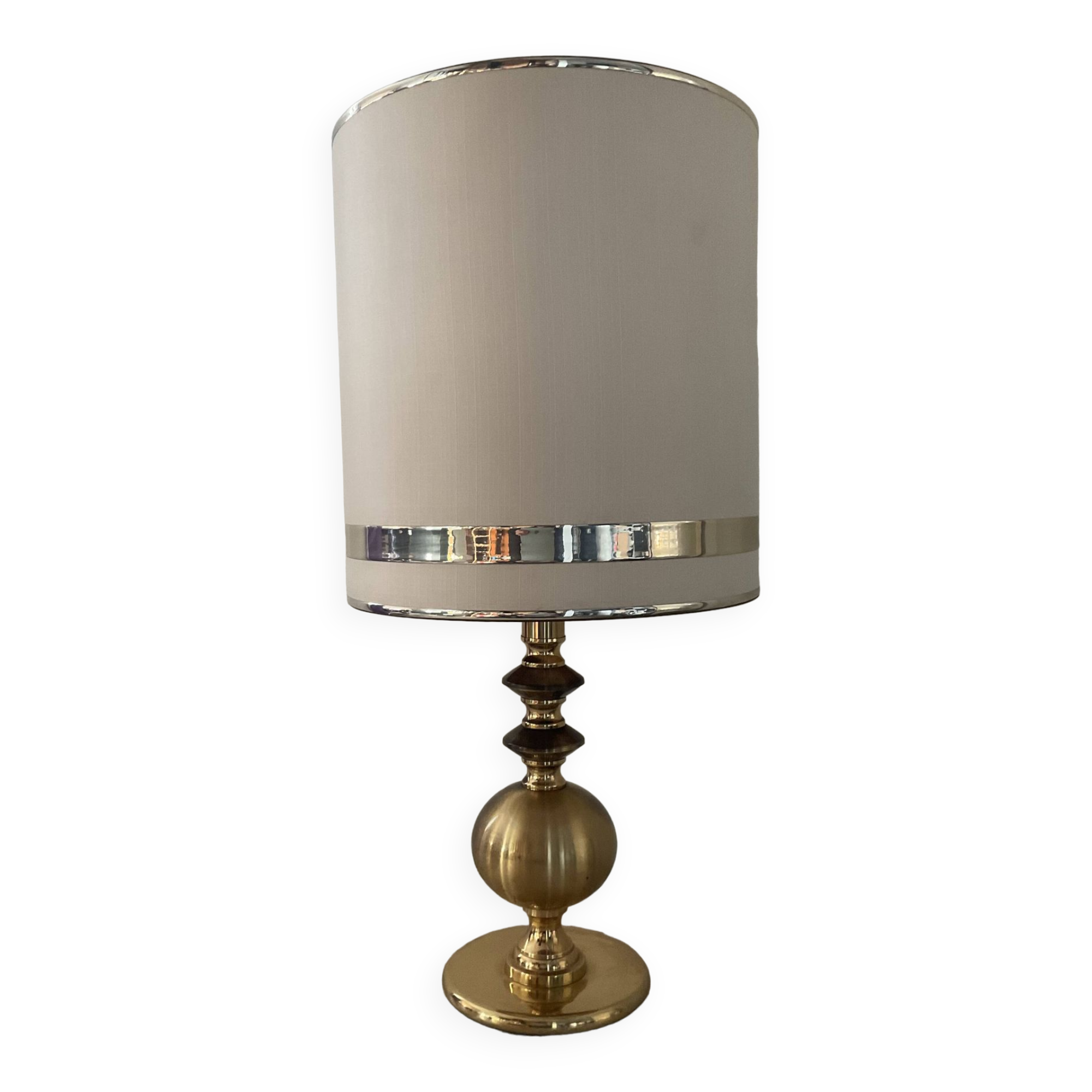 Lampe vintage en laiton des années 70