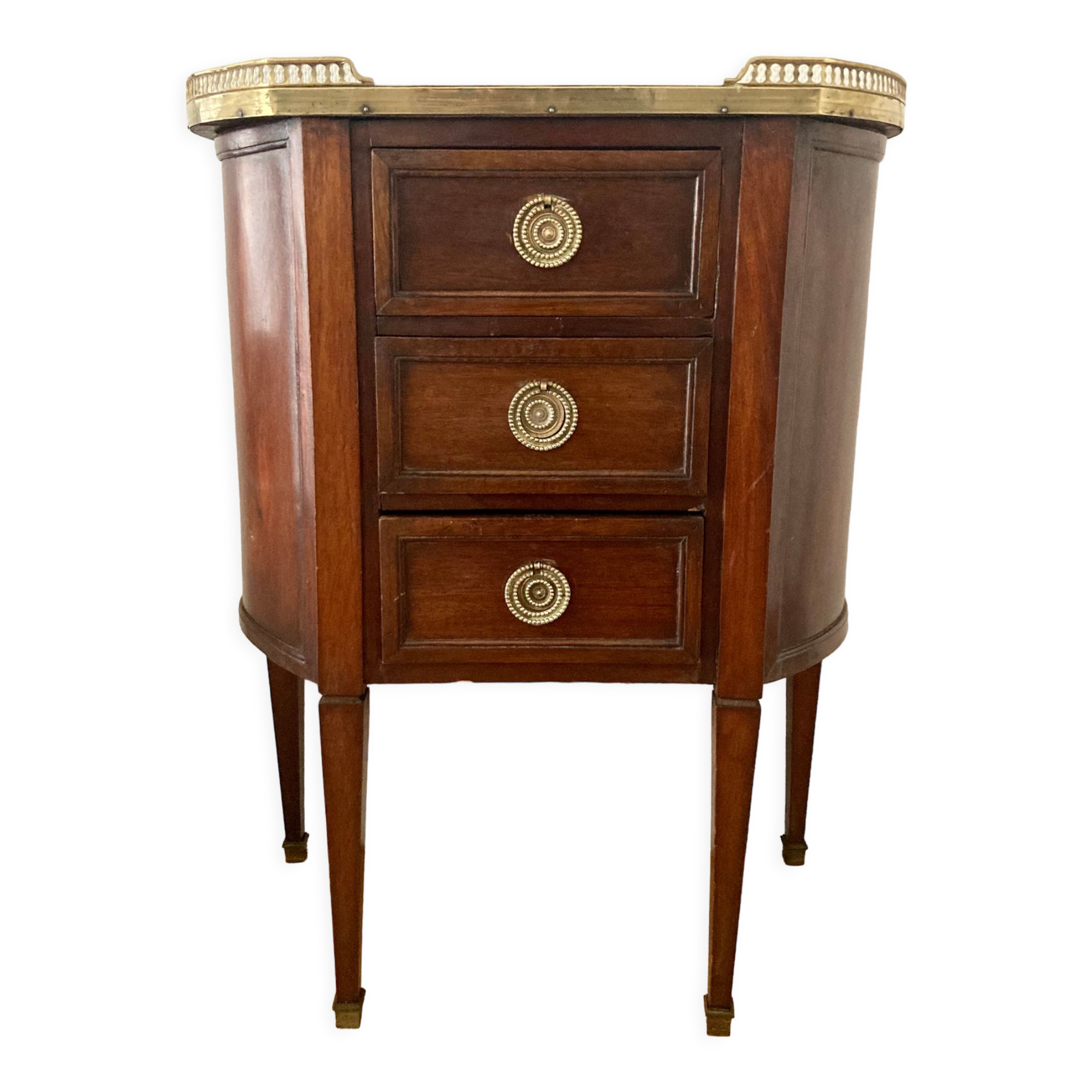 Commode demie lune style Louis XVI