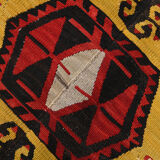 Multicolor Kilim Rug, 169x370Cm Vintage Kilim Rug, Living Room Rug,