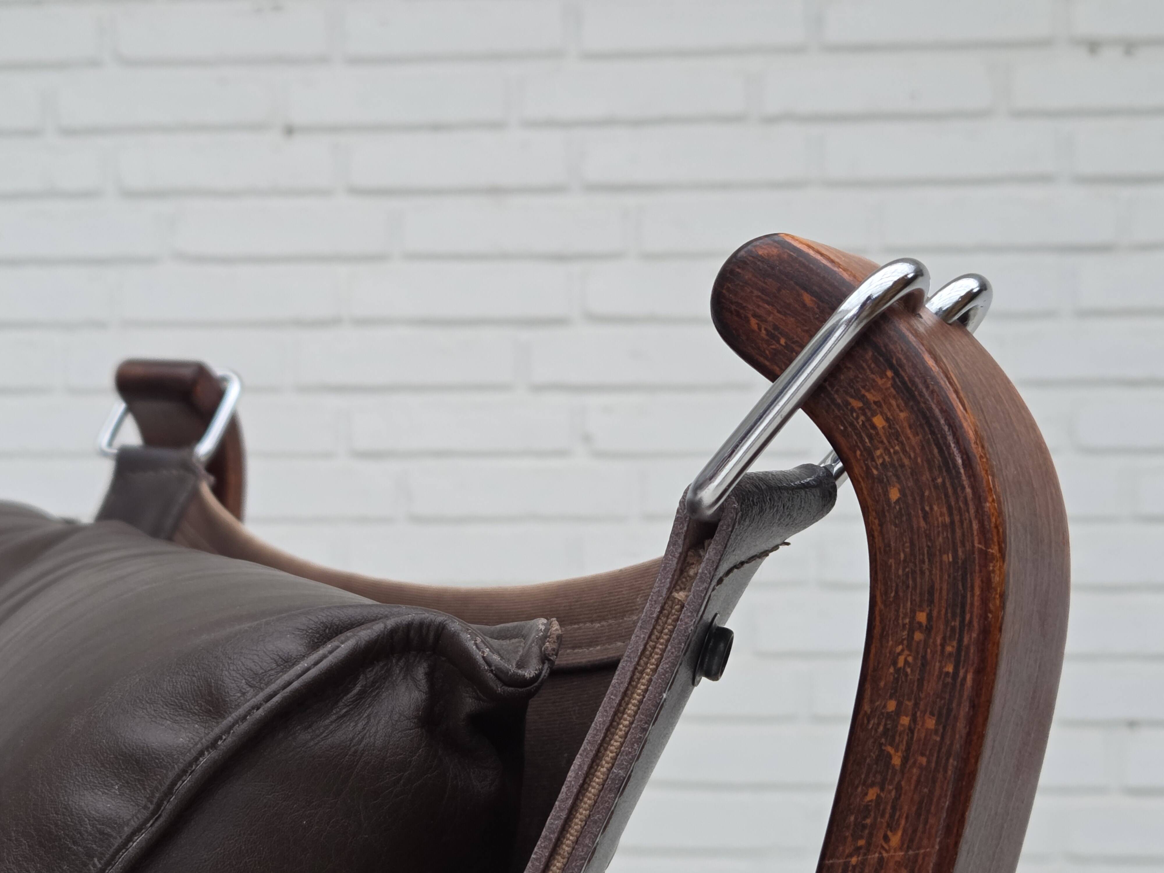 1970s, Norwegian design by Sigurd Ressel, lounge chair model "Falcon".