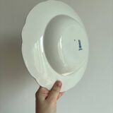 Set of 2 Royal Doulton Joséphine model deep plates – blue decoration