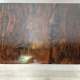 Art Decò console in mahogany burl