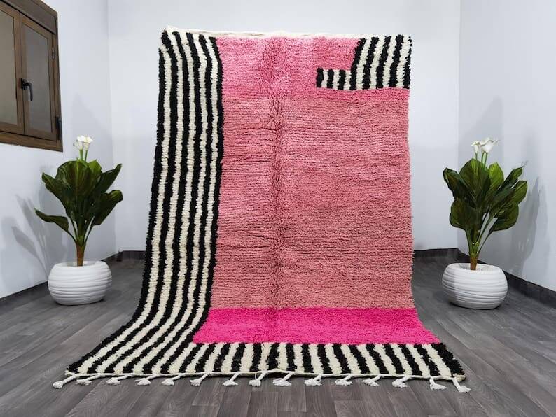 Handmade Beni Ouraine rug, size 150 x 250 cm