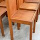 Set of 10 Brutalist Monastery Chairs from the 50s