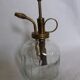 Glass and brass plant spray