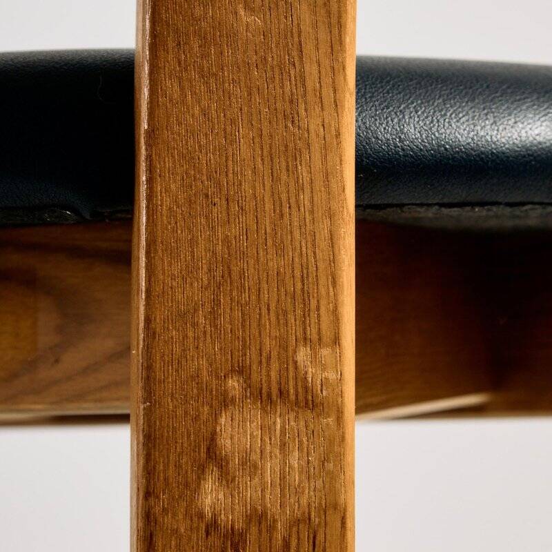 Vintage Oak Armchair by Lars Gangsø, 1970s