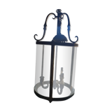 Suspension in glass and brass