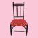 Napoleon III child's chair, 19th century.