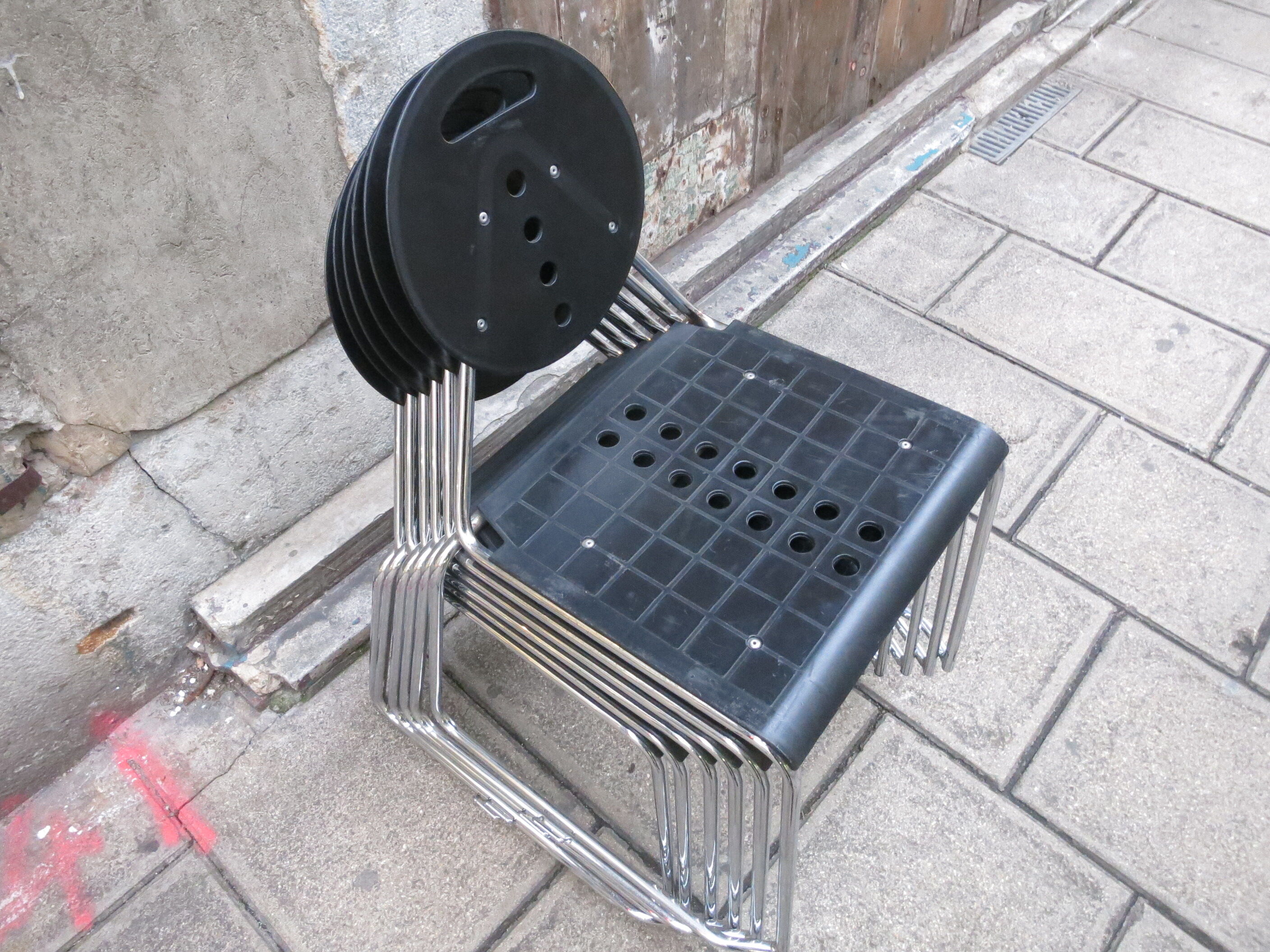 6 chairs CHARLIE Carlo BIMBI & GIOACCHINI
