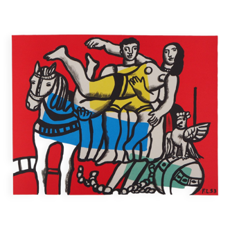 Fernand LÉGER: The parade on horseback, signed lithograph