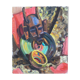 Hst/p painting "africanist still life" germaine claudot (1903-1996) l'atelier