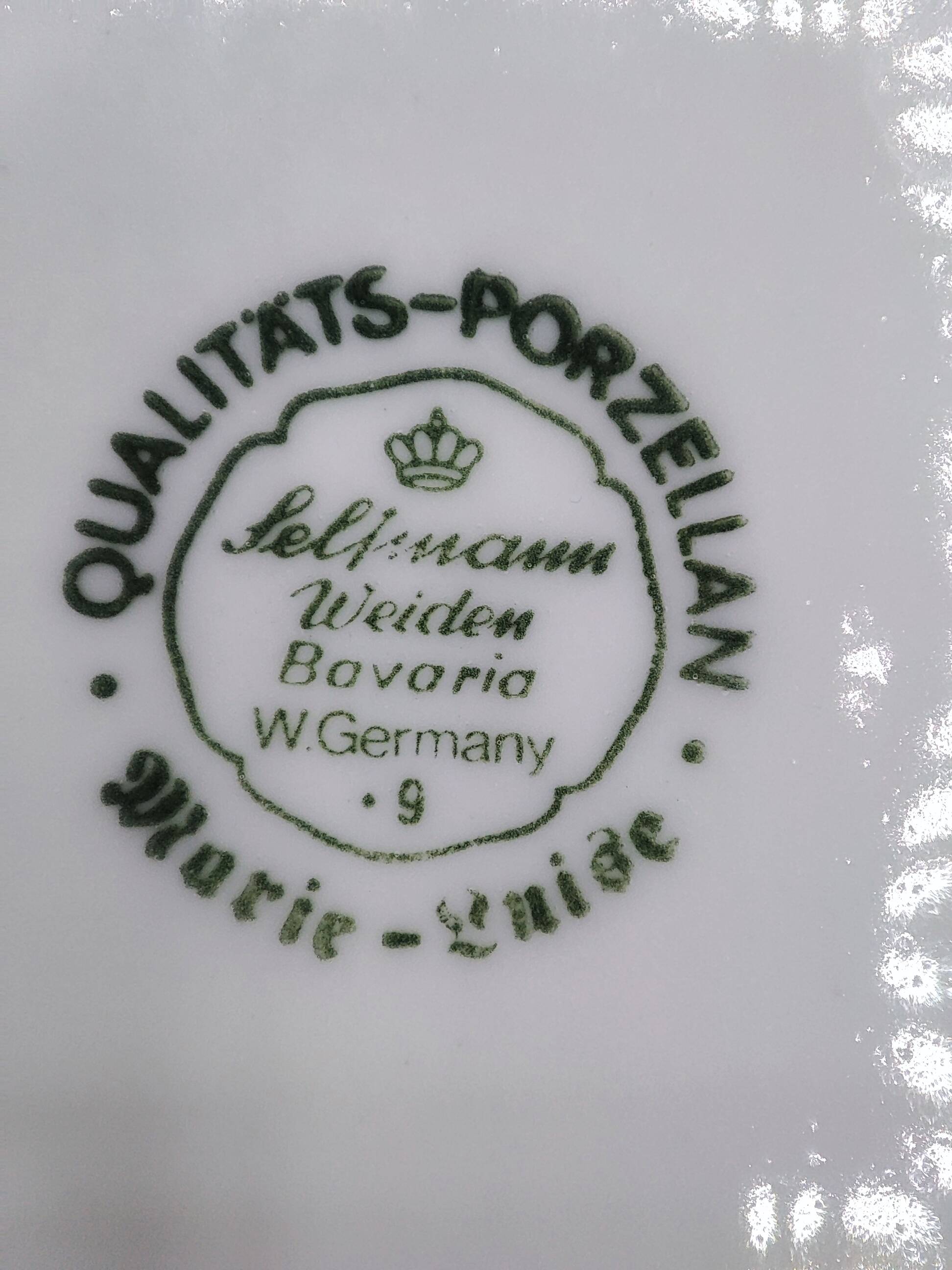 Set of 4 dessert plates Seltmann Weiden Bavaria Collection Marie-Luise