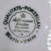 Set of 4 dessert plates Seltmann Weiden Bavaria Collection Marie-Luise