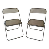 Pair of Plia Castelli chairs designed by Piretti