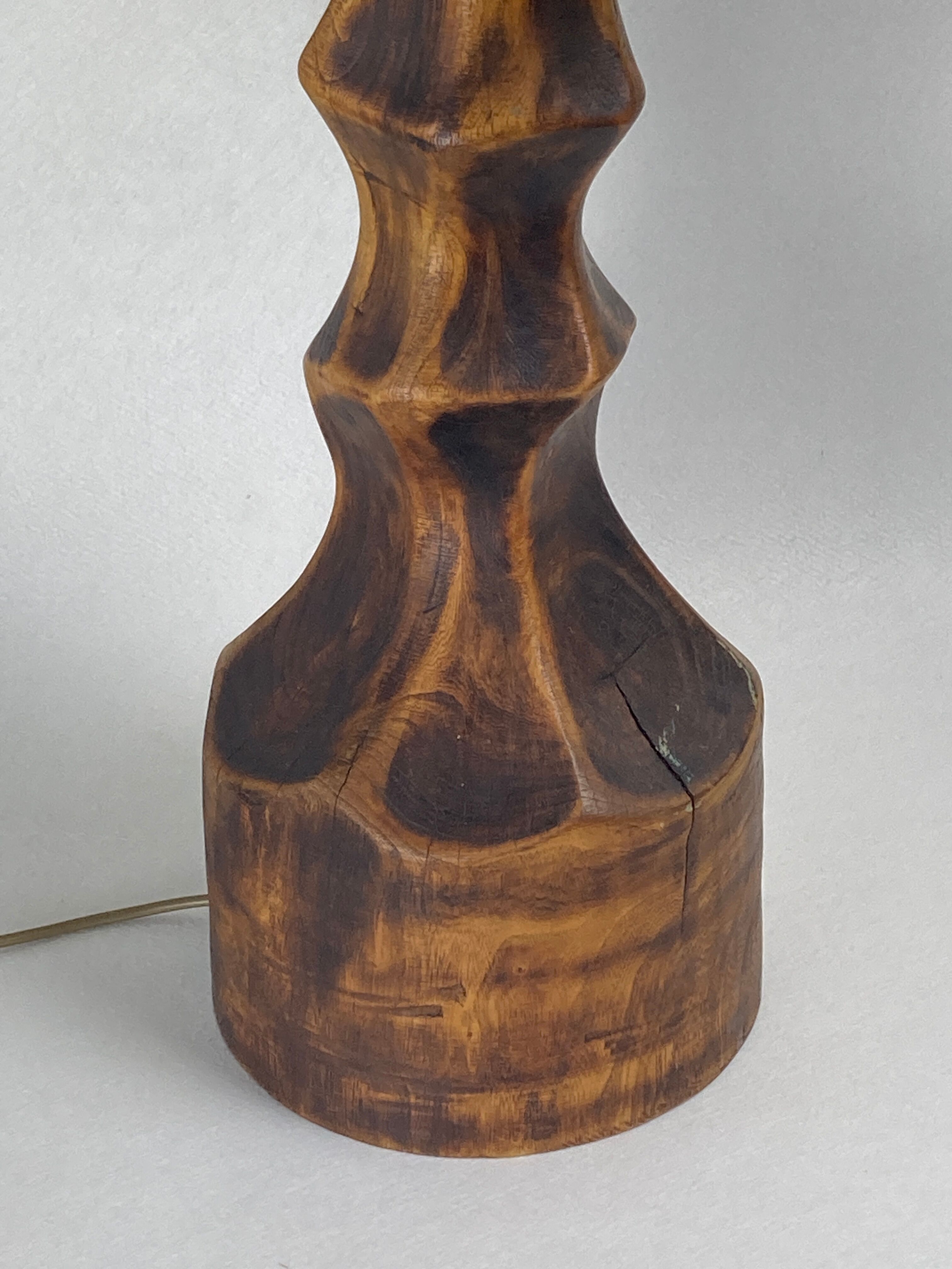 Lampe de table hollandaise brutaliste avec abat-jour en sisal, années 1960