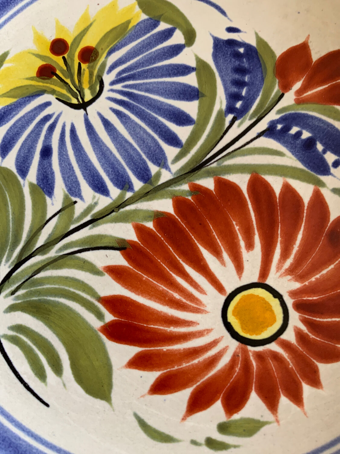 Hollow plate Quimper