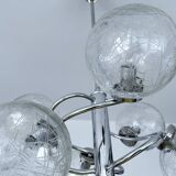 Suspension Vintage 70 Chrome Verre