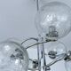 Vintage 70 Chrome Glass Suspension