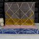 Multicoloured wool rug - Handmade custom living room rug 3/2