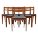 Set of six teak chairs, Danish design, 1970s, designer: Poul M. Volther