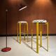 Paire de tabourets de bar vintage vers 1980