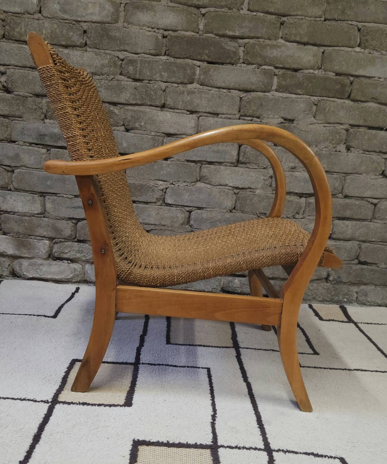 Erich Diekmann rope armchair 1960